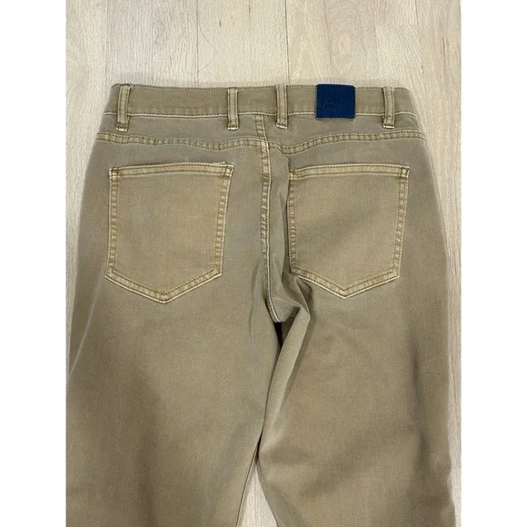 MUGSY Tan Light Brown Scouts Stretch Cotton Jeans Style FLX8NBK Sz 30 - Picture 6 of 7